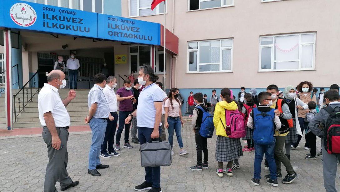 Okullarımızda Yapılan Deprem Güçlendirme Çalışması Dolayısıyla Taşınan Okullarımızı Ziyaret