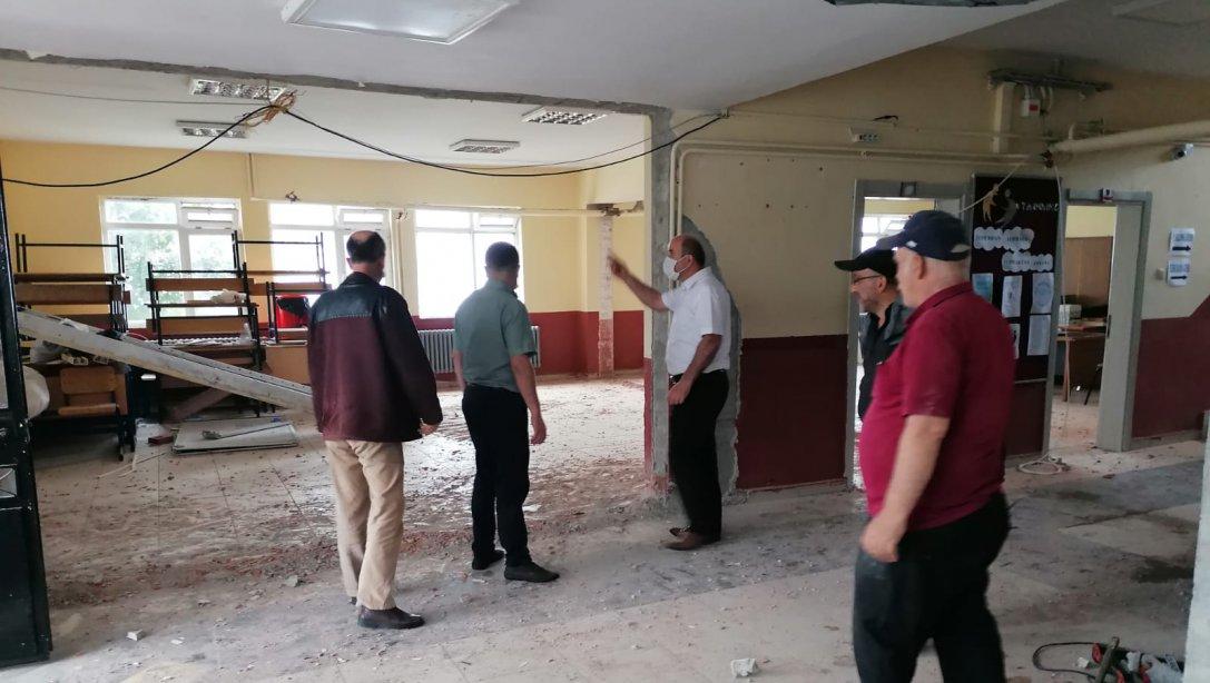 Deprem Güçlendirmesi Yapılan Okullarımızı Ziyaret