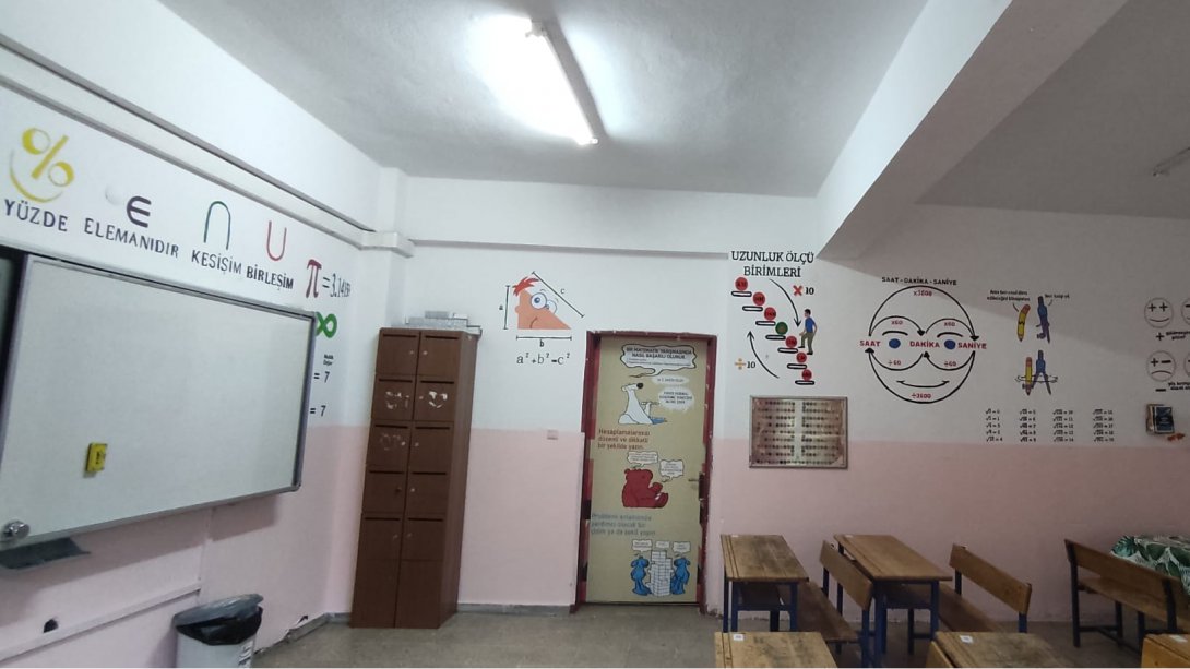 Şehit İslam Çubuk Ortaokulunda Matematik Sınıfı Açıldı