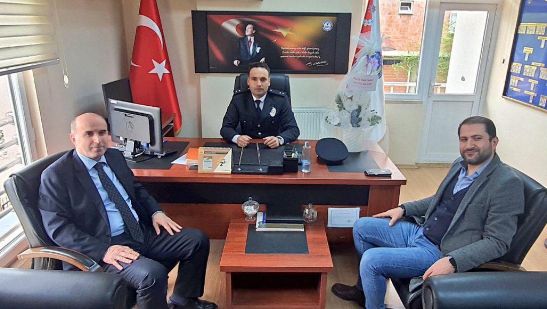 Çaybaşı İlçe Emniyet Amiri Burak KOÇ'u Ziyaret